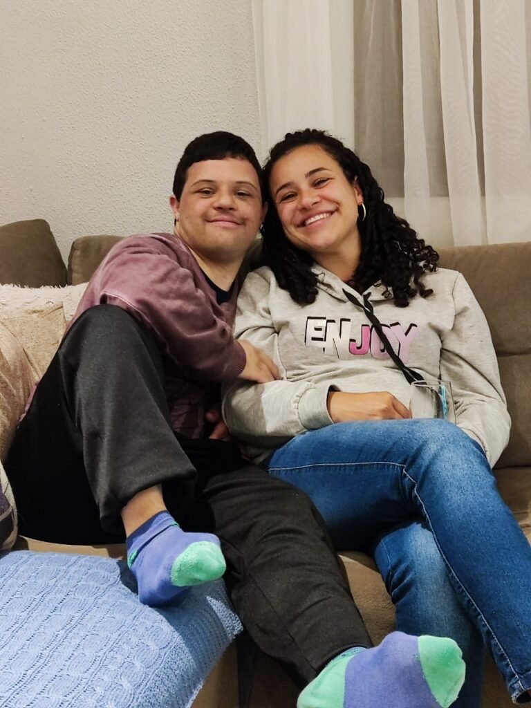 Meu irmão Lucas e Eu