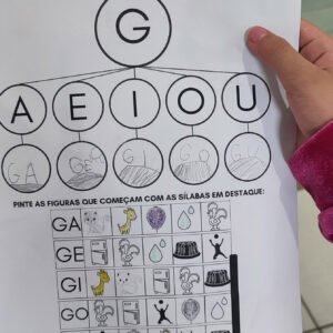 Aprendendo Letra G